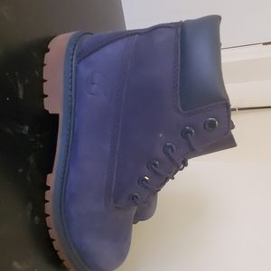 Navy blue timberlands